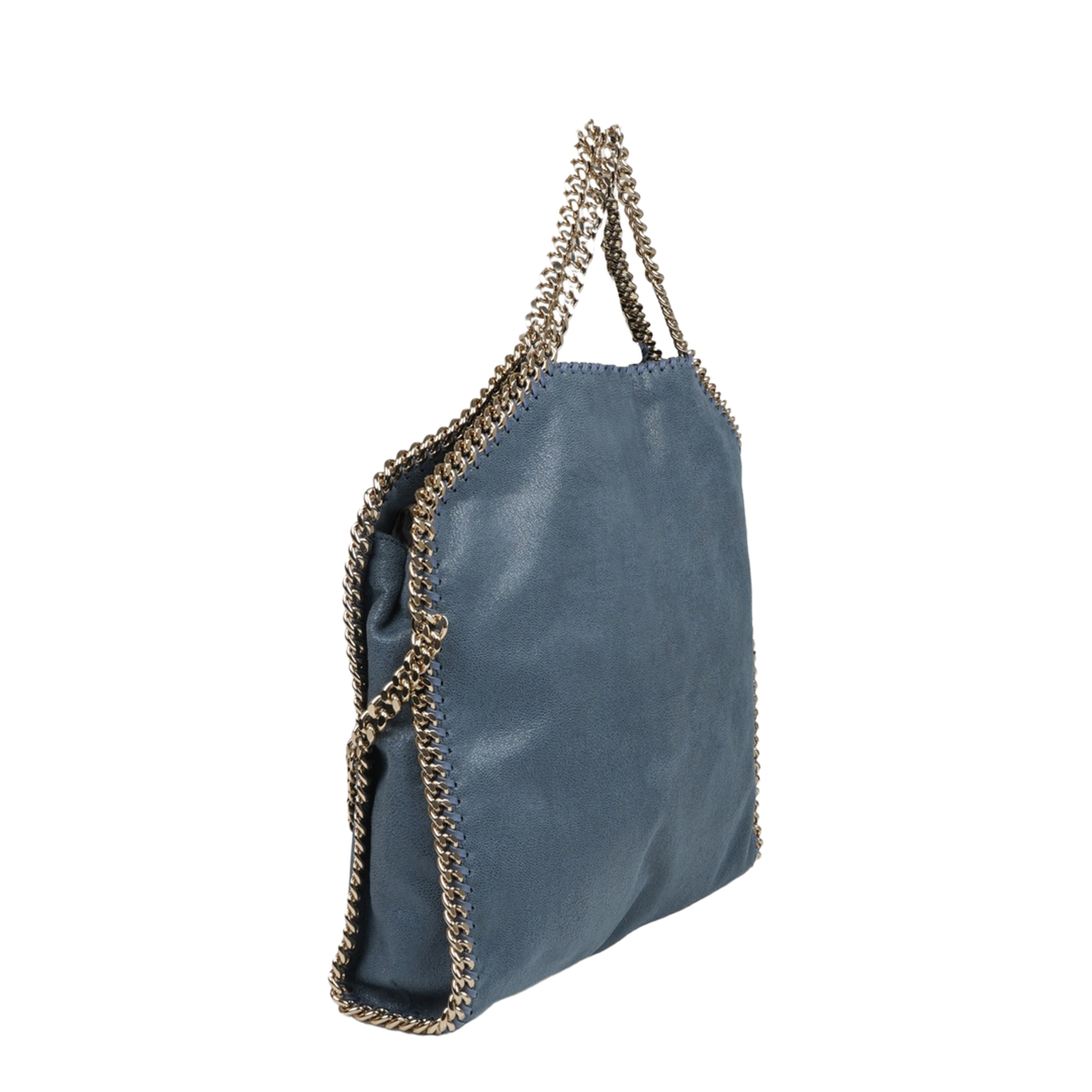 Feather Blue Falabella Fold-Over Tote Bag