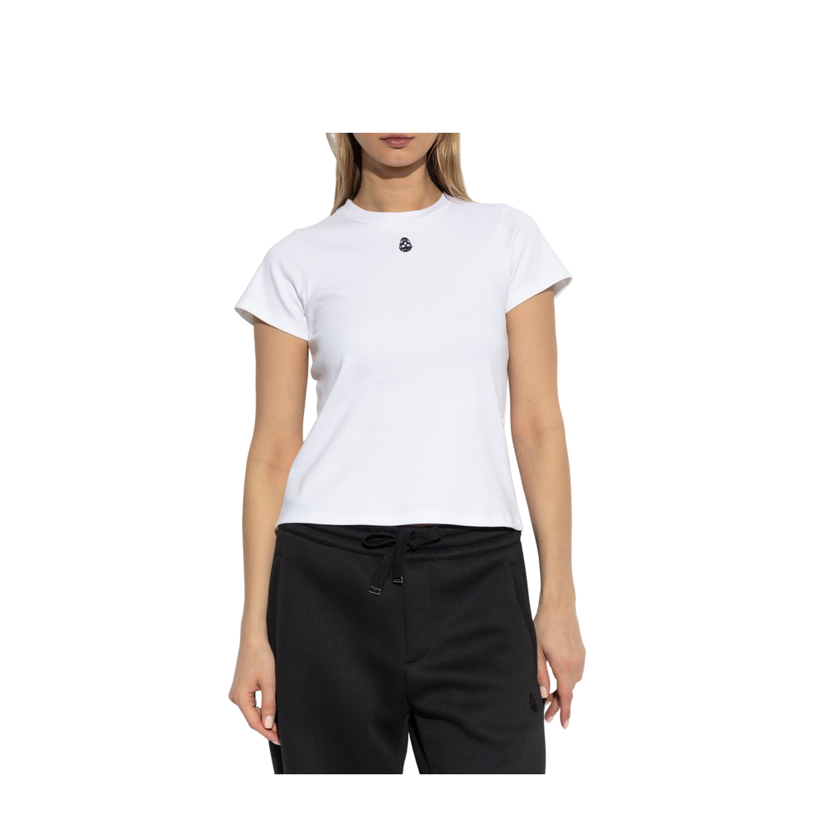 T-Shirt with Embellished Skull
