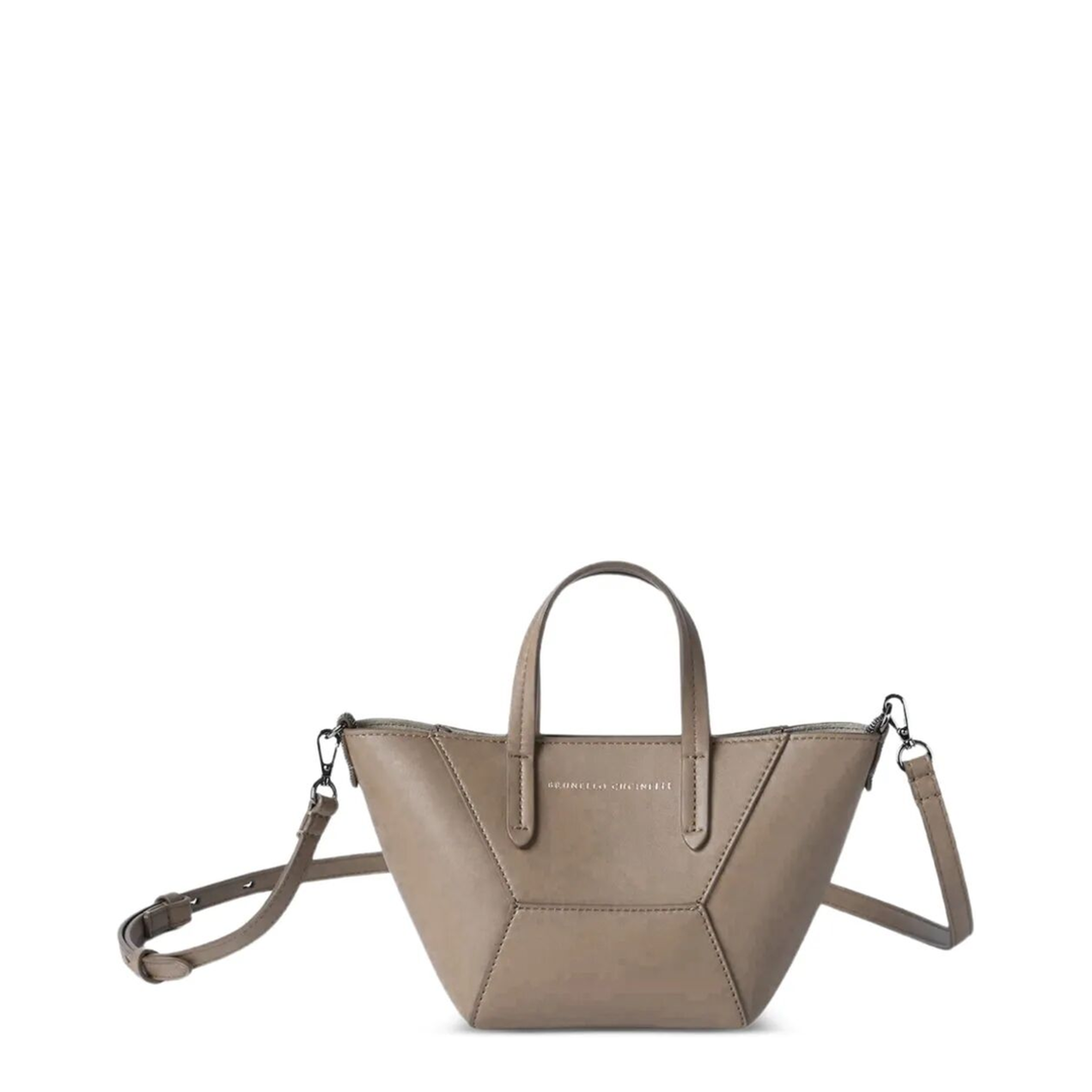 MAYFEYR - Brunello Cucinelli - Duo Mini Bag In Calfskin With Monili - MBXAD2675
