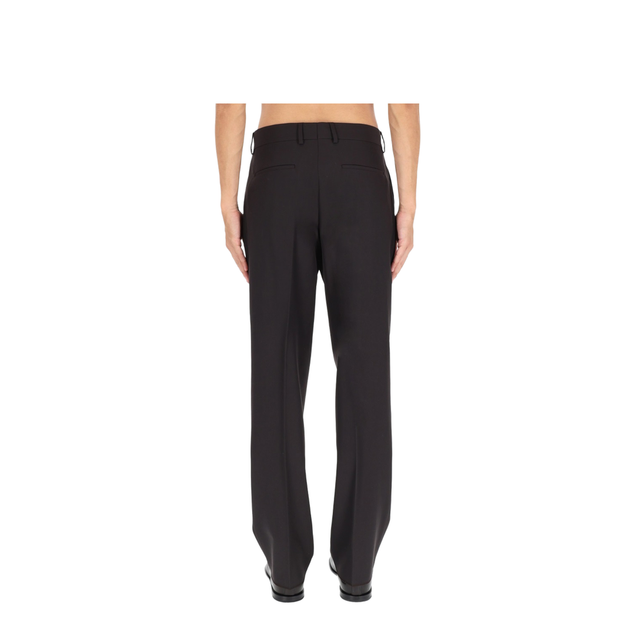 Brown wool trousers