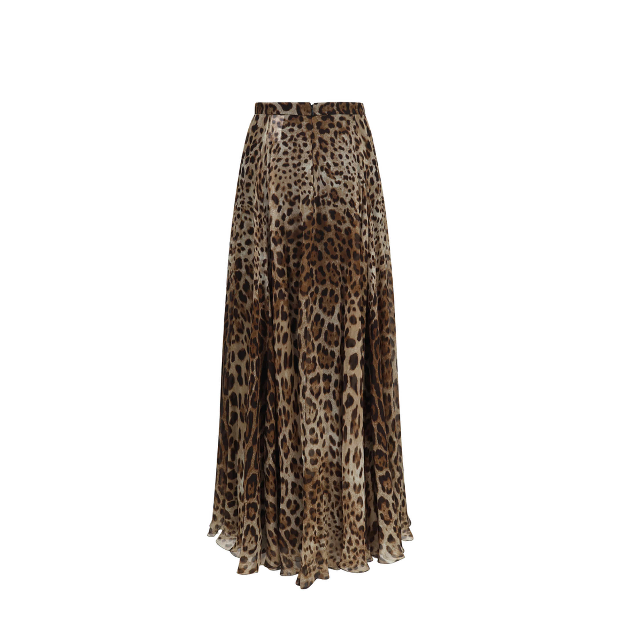 MAYFEYR - Dolce & Gabbana - Leopard-Print Chiffon Skirt - F4DC8TFS1AR