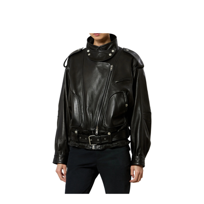 MAYFEYR - Isabel Marant - Farza Leather Jacket - VE0744FAD3B04I