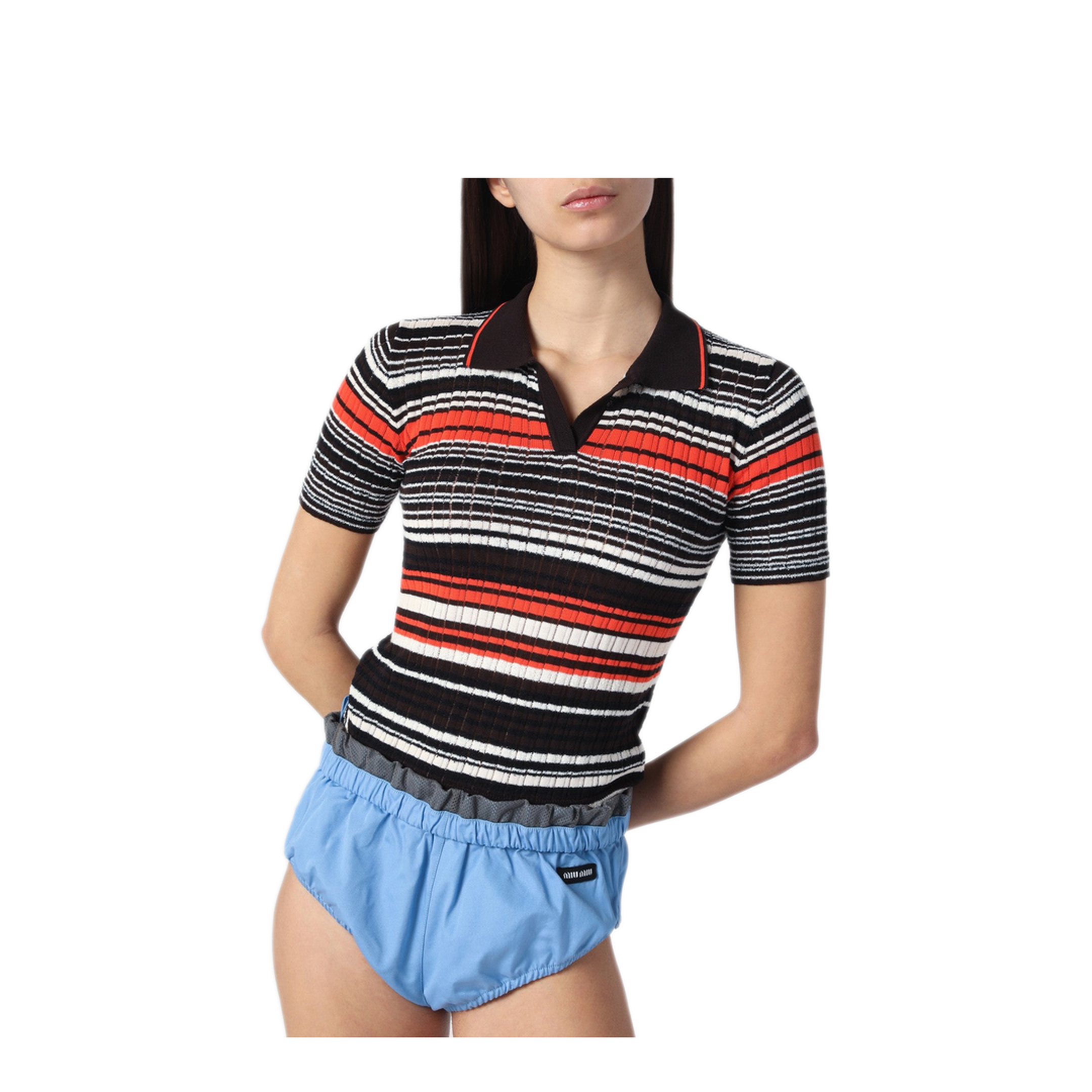 MAYFEYR - Roberto Collina - Striped Polo Shirt In Cotton Blend - B11024B1138