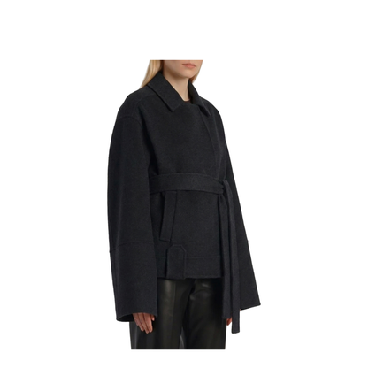 MAYFEYR - Khaite - Alder Charcoal Coat - 6239547205