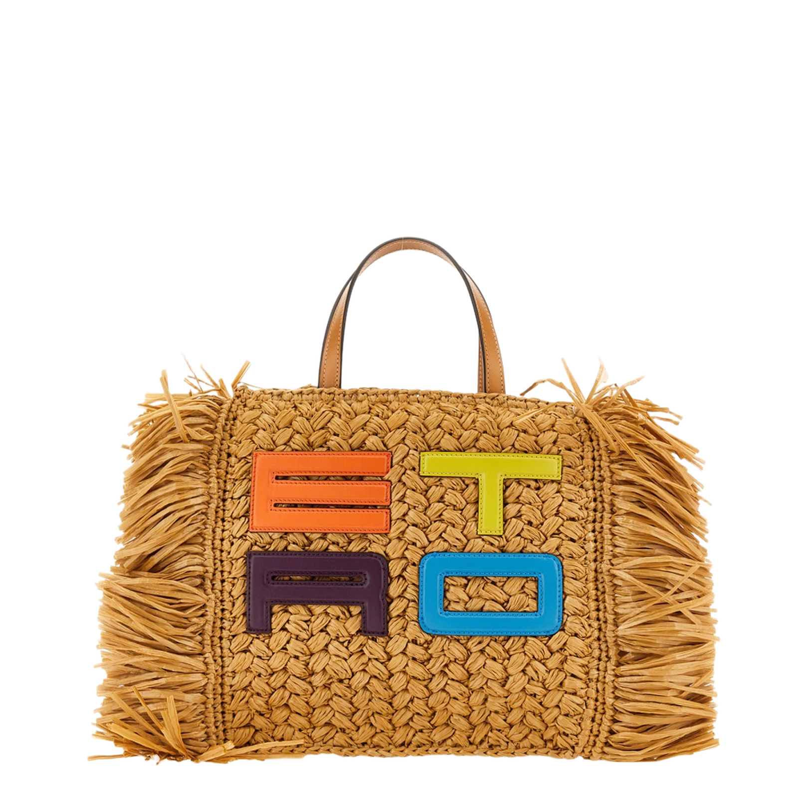RAFFIA TOTE BAG