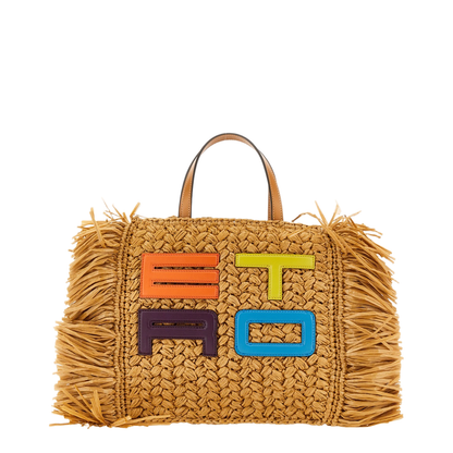 RAFFIA TOTE BAG