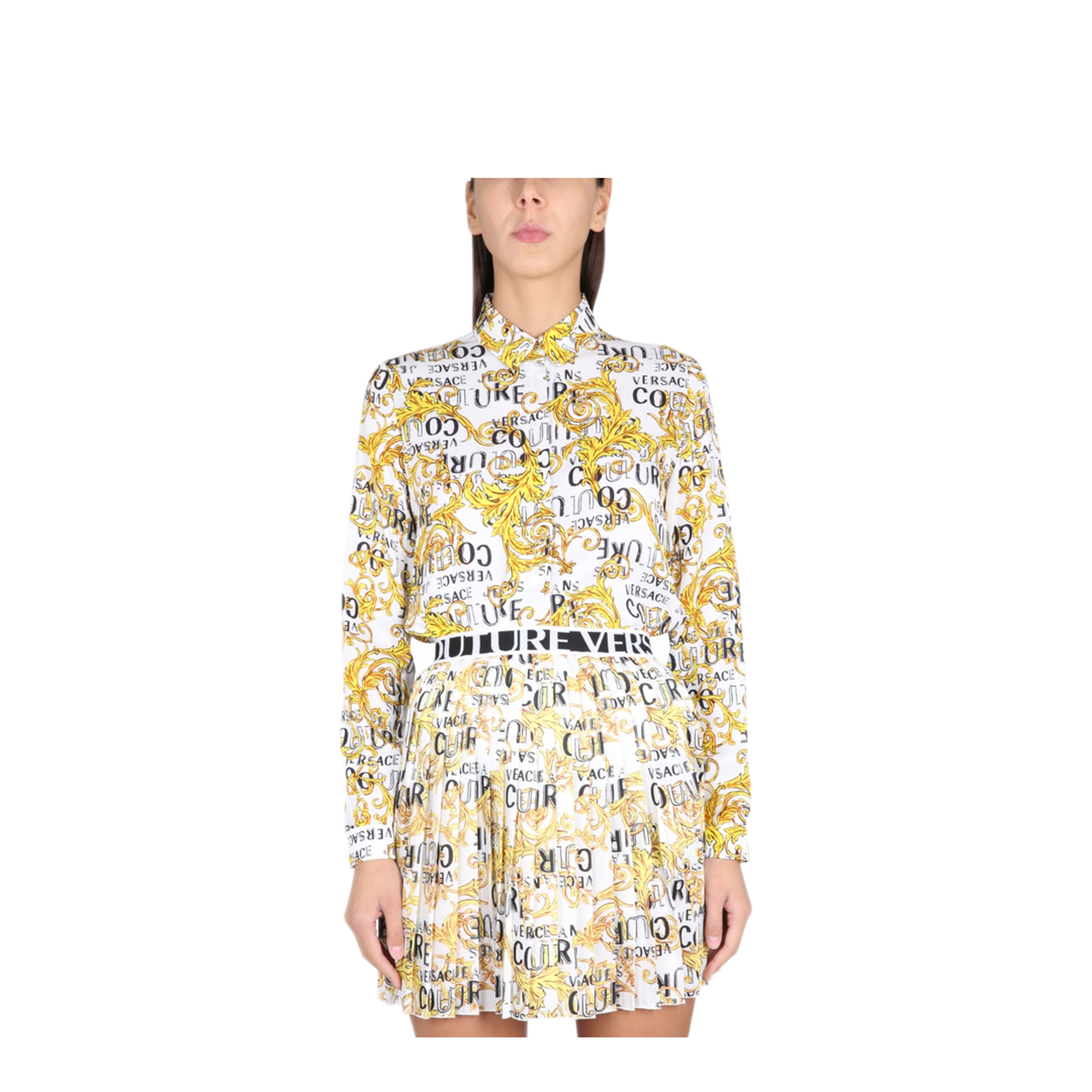 MAYFEYR - VERSACE JEANS COUTURE - Baroque Patterned Shirt - 74HAL201NS219G03