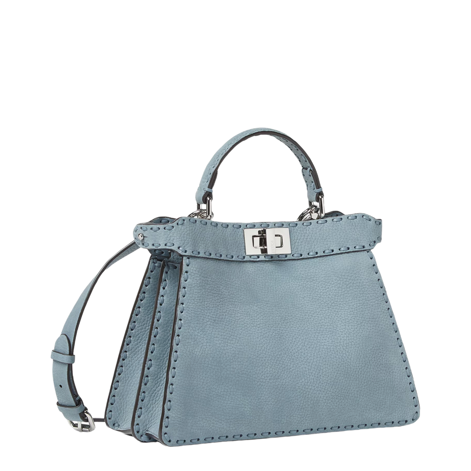 Peekaboo ISeeU Small Cuoio Romano Leather Light Blue