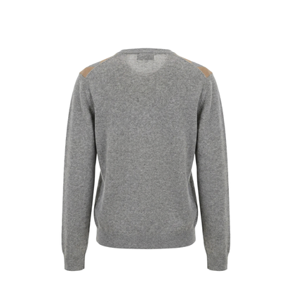MAYFEYR - Prada - Argyle-Pattern V-Neck Cashmere Sweater - P24G3QSOOO6519