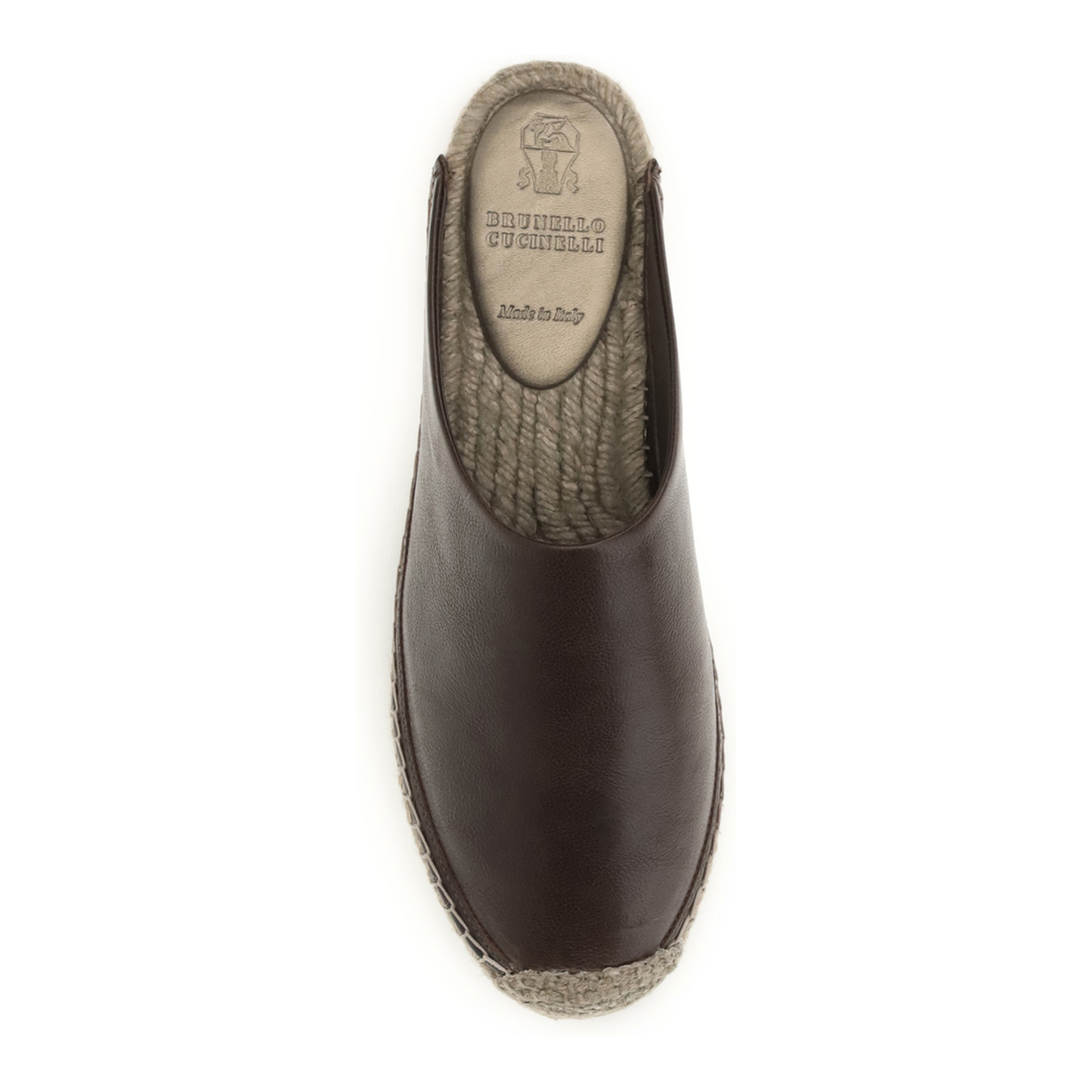 MAYFEYR - Brunello Cucinelli - Leather Espadrilles Mules - MZORG3230