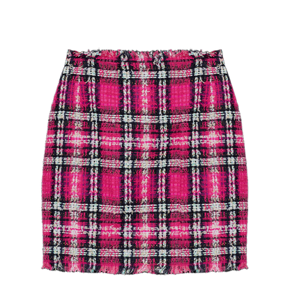Tweed Skirt Pink