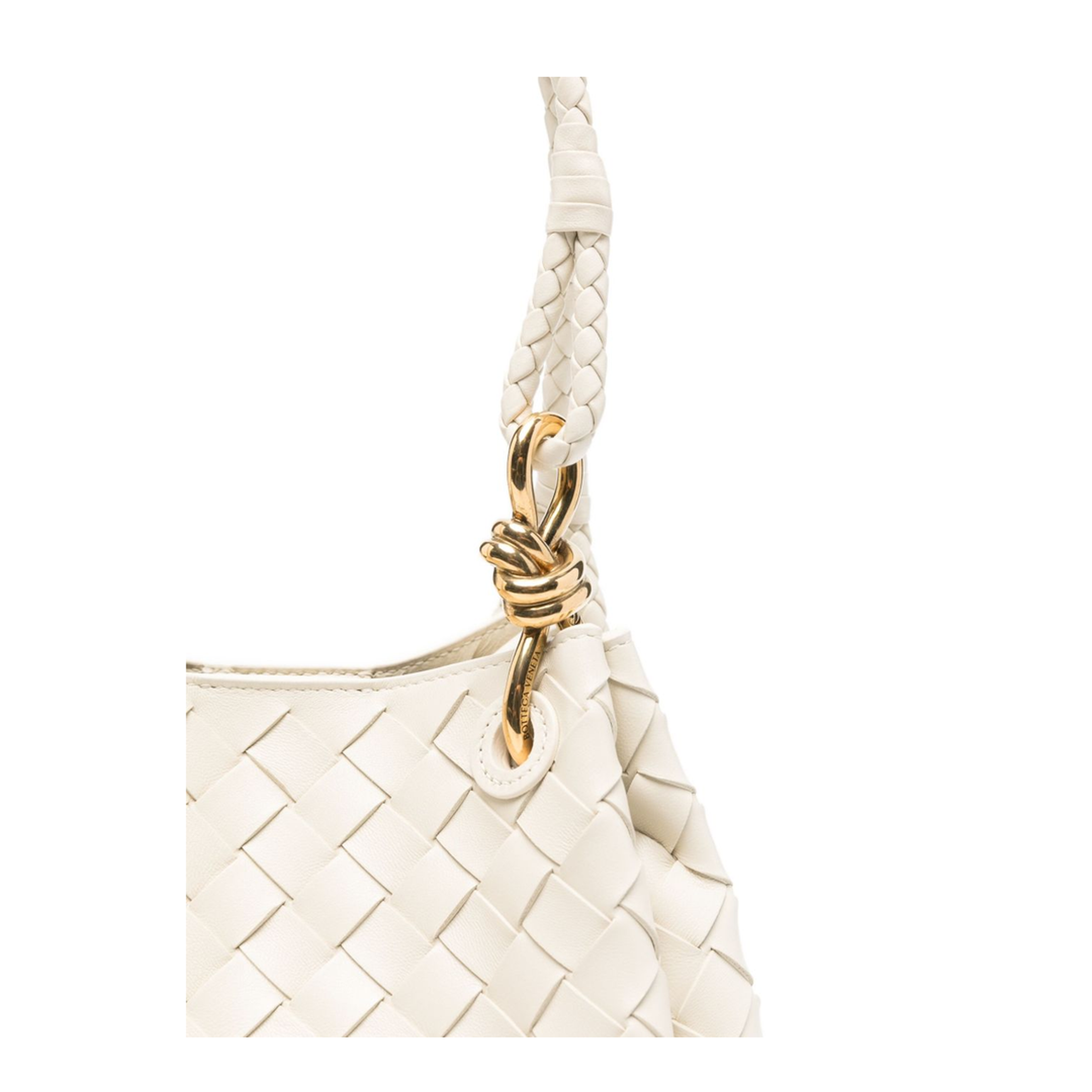 Parachute Small Leather Shoulder Bag - Sea Salt