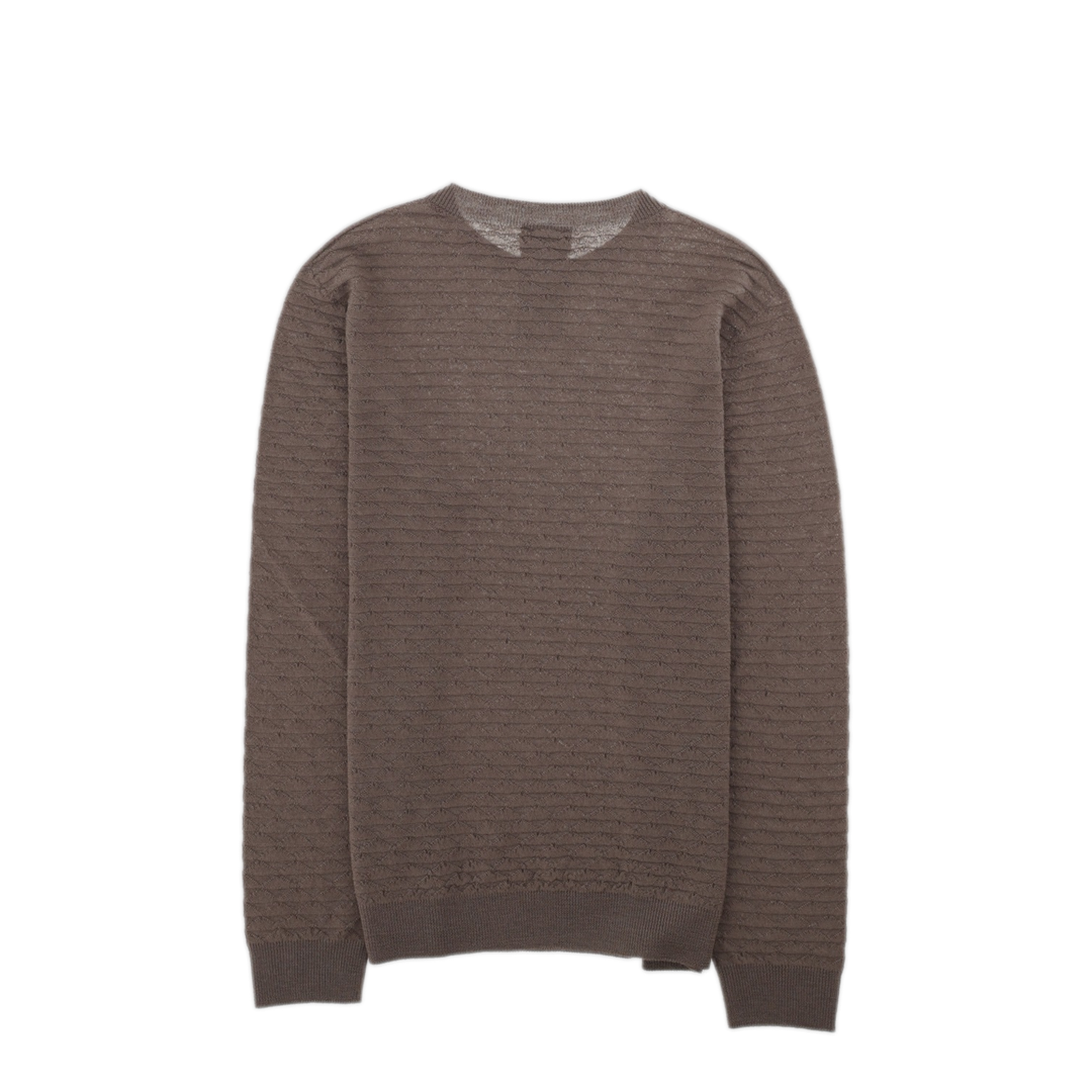 MAYFEYR - GIORGIO ARMANI - Crew Neck Sweater In Virgin Wool - GM003873AF28176U7001