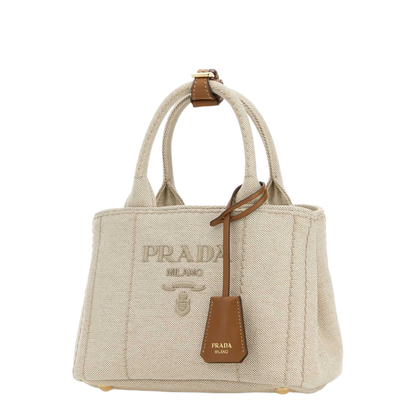 MAYFEYR - Prada - Two-Tone Canvas Mini Jardinière Handbag - 1BA038V8OKRCYAF0018