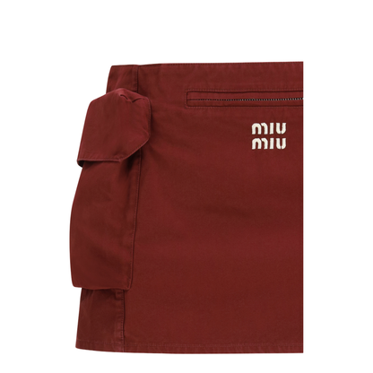 MAYFEYR - Miu Miu - Cotton Mini Skirt - MG2610SOOO19CV