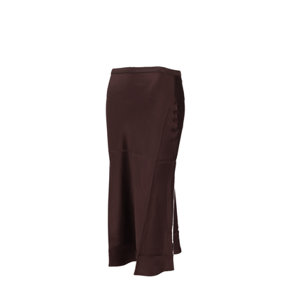 MAYFEYR - Anine Bing - Bar Silk Skirt Deep Brown - A044001BWN43