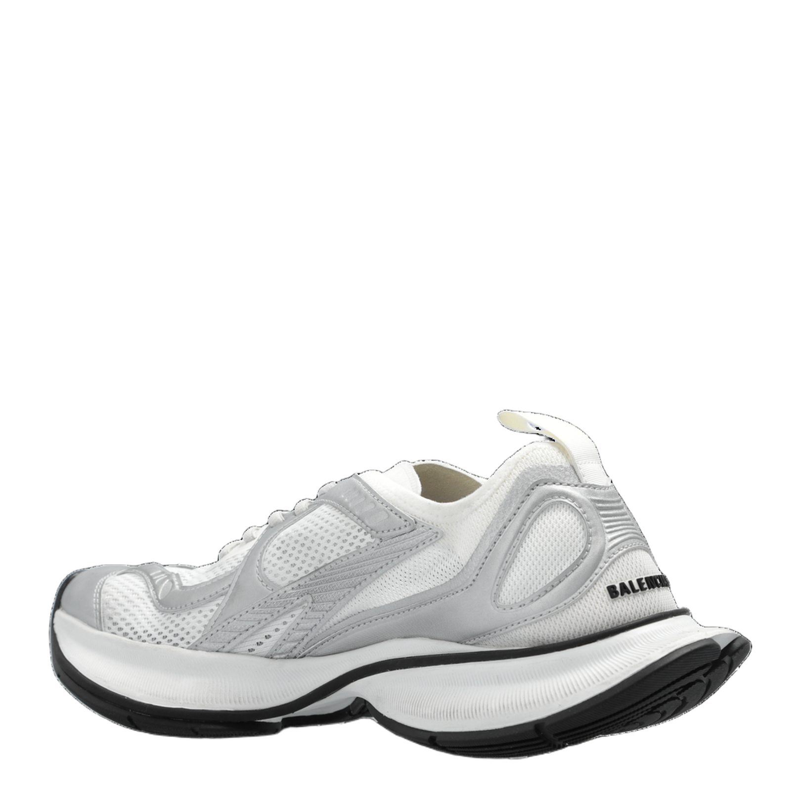 Circuit Sneaker in White/Silver