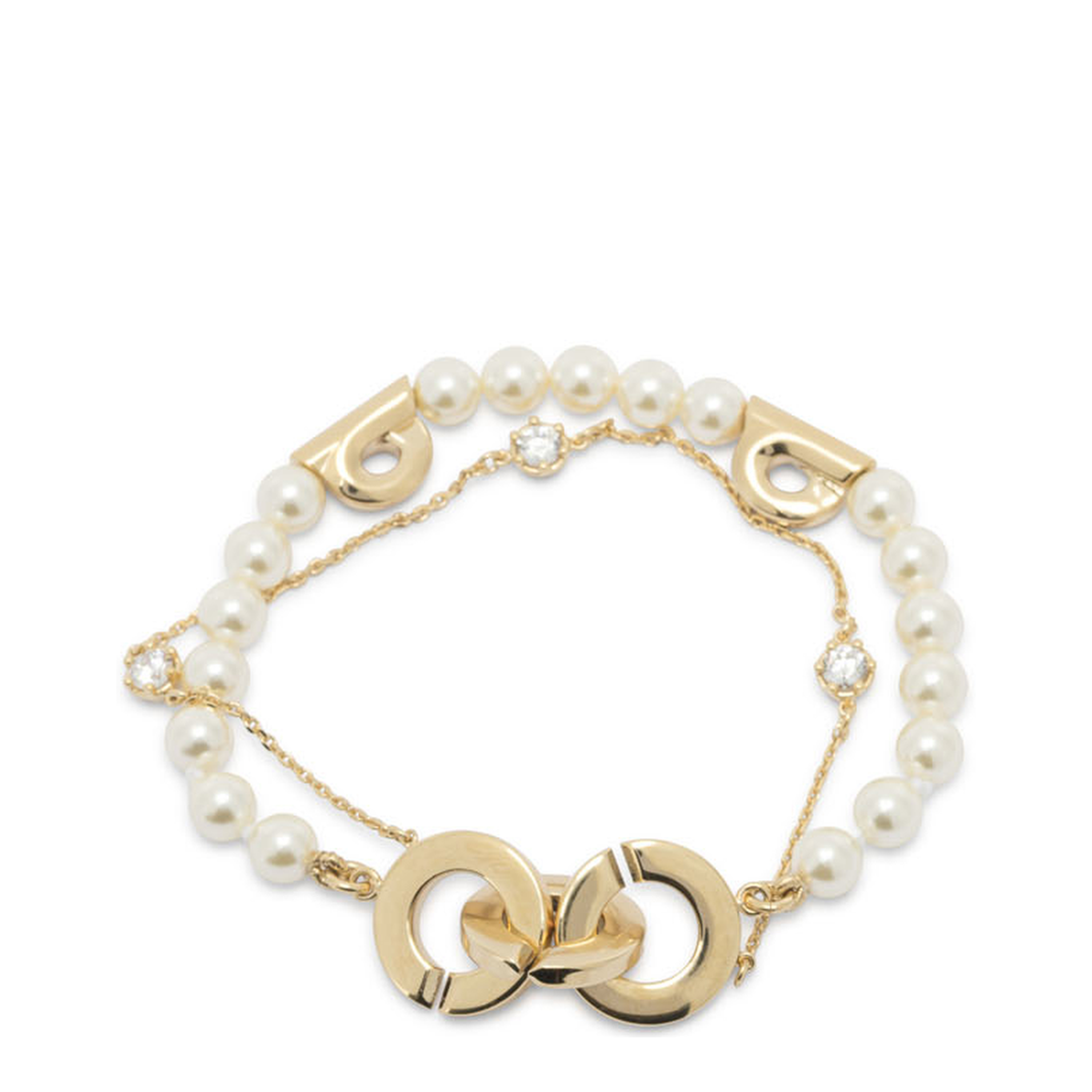 MAYFEYR - Ferragamo - Double Strand Bracelet With Pearls - 0790681