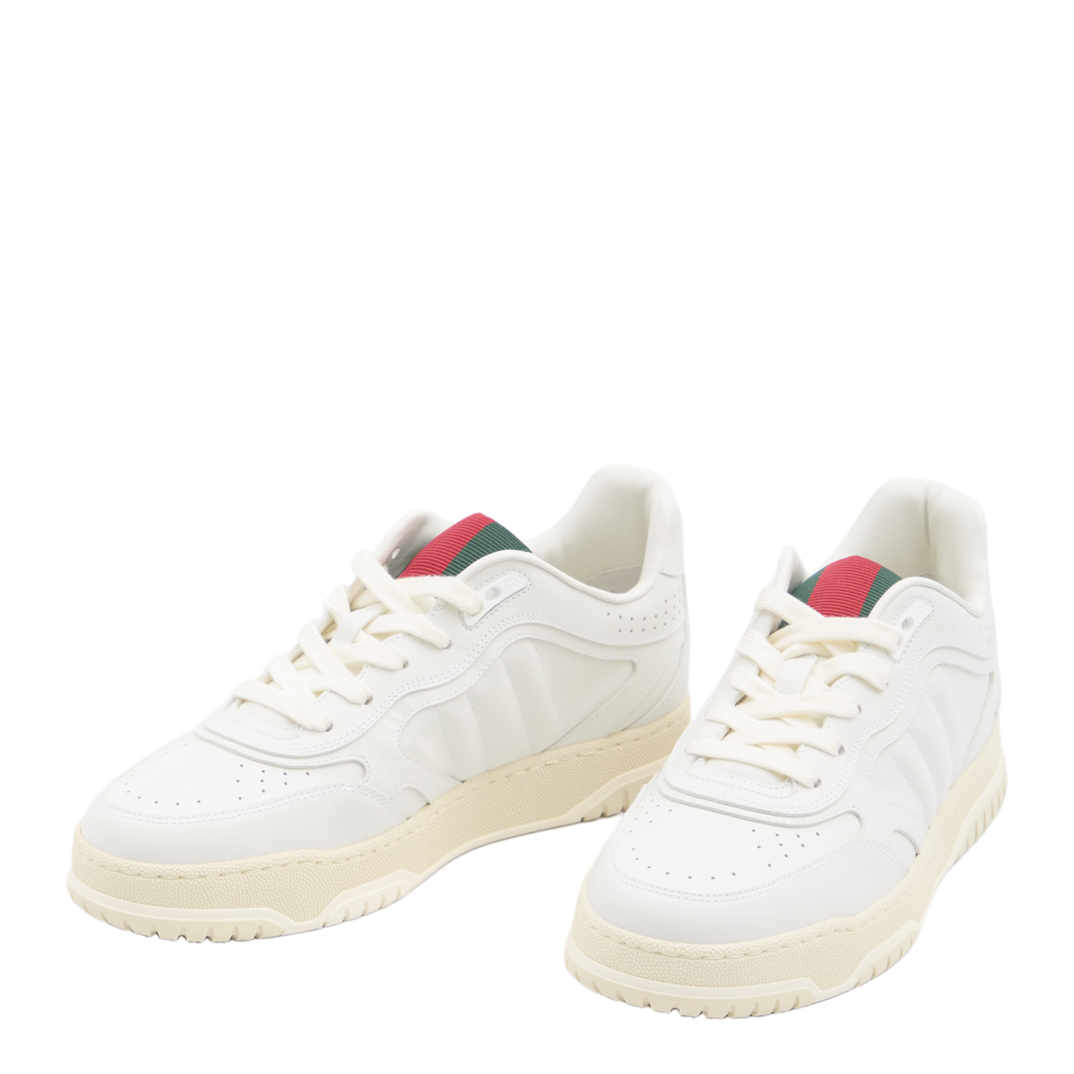 Re-Web Trainer in White Leather