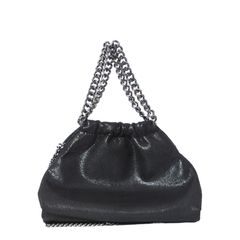 Falabella Mini Polyester Crossbody Bag - Black