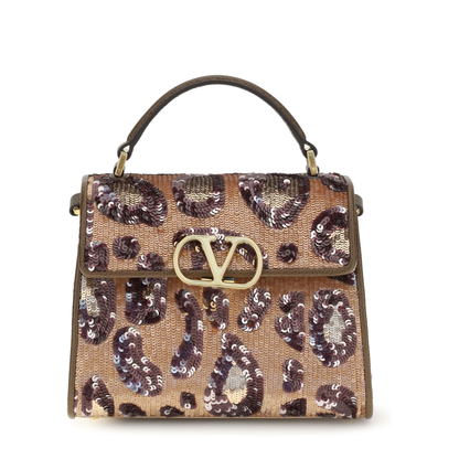 Embroidered Animalier Handbag