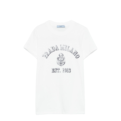 MAYFEYR - Prada - Logo Print Jersey T-Shirt - 3557BSOOO16XQ