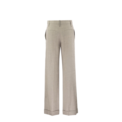 Flared Loose Fitting Trousers