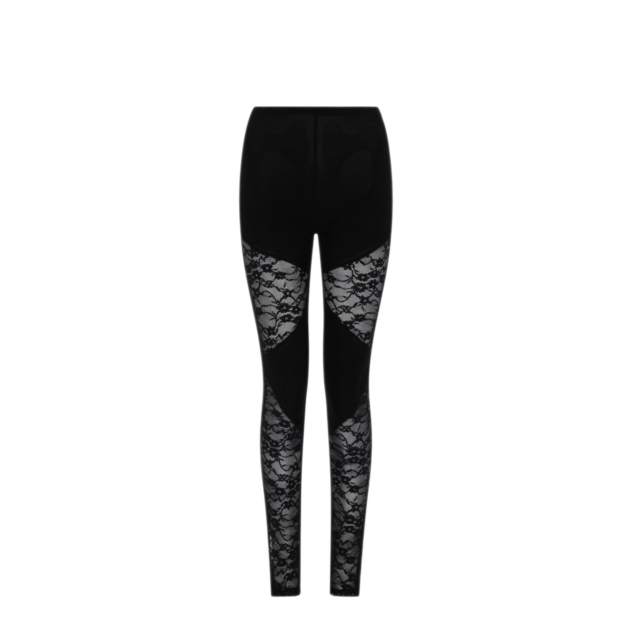 MAYFEYR - NINA RICCI - Patchwork Leggings With Lace Inserts - 26PJPA033VI0550U9000