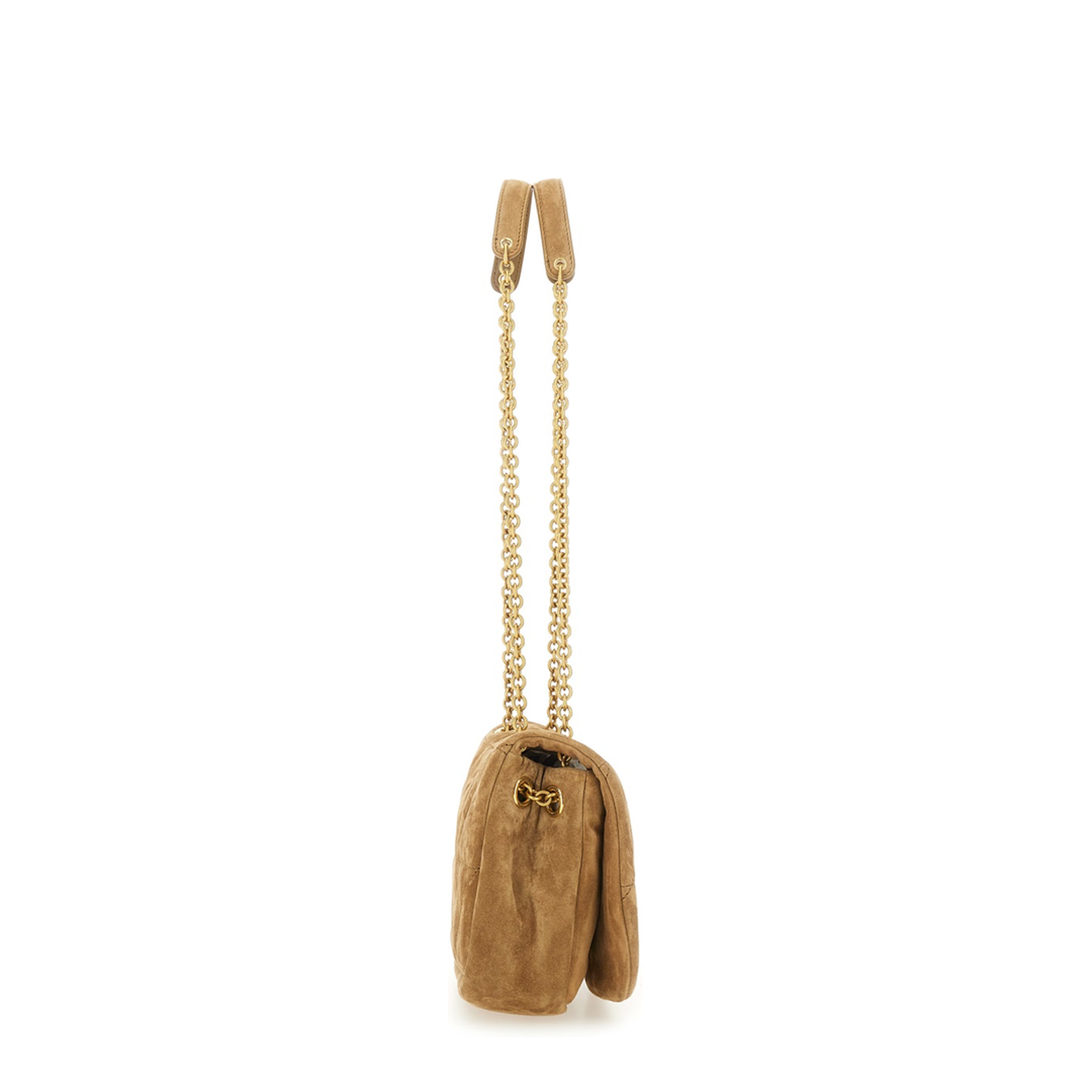 Jamie 4.3 Mini Suede Crossbody - Light Brown