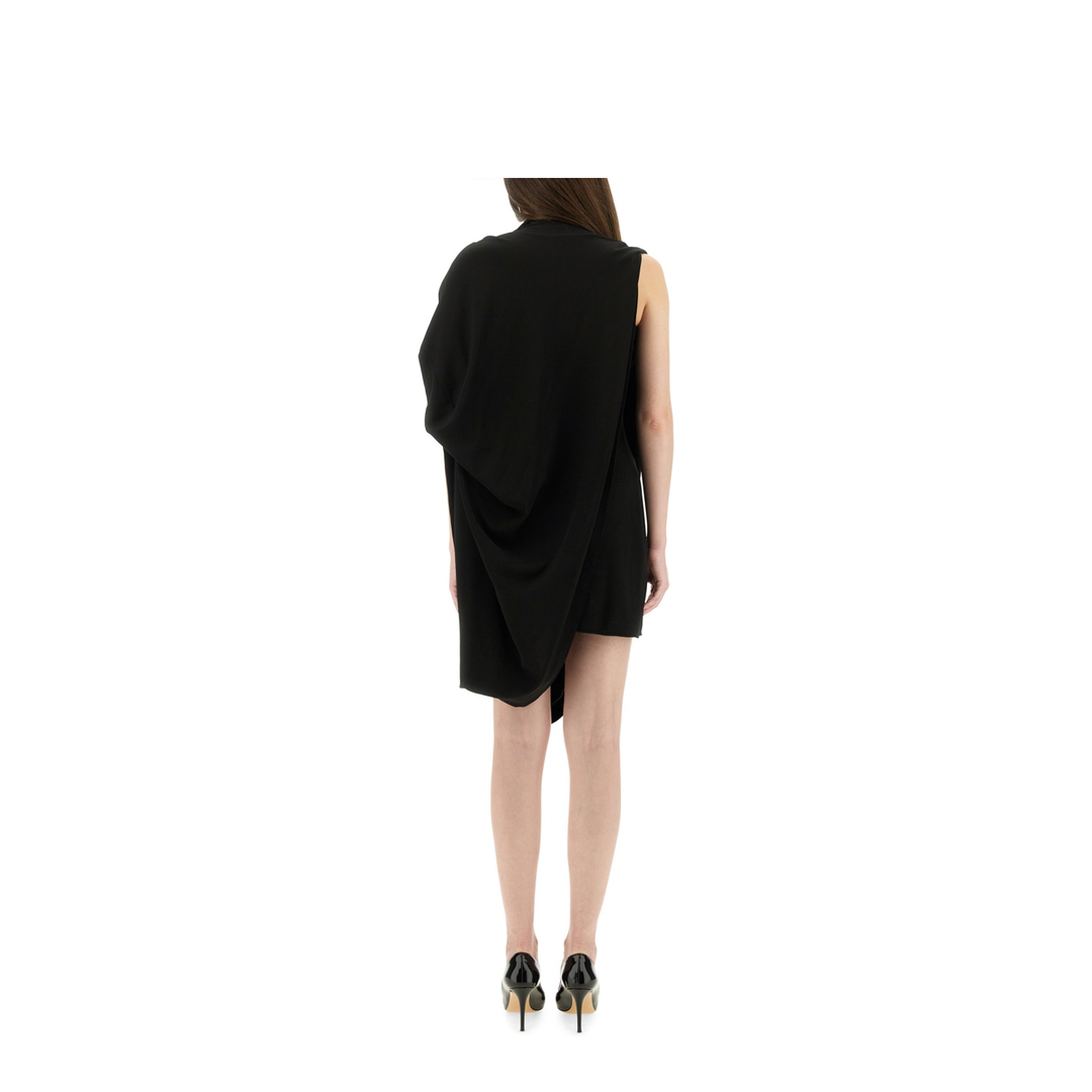 Draped Dress With Piercings