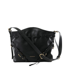 Voyou Small Calfskin Bucket Bag - Black
