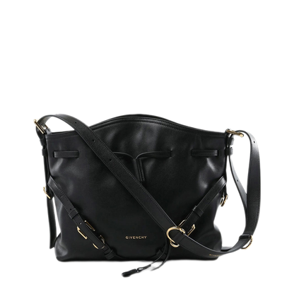 Voyou Small Calfskin Bucket Bag - Black