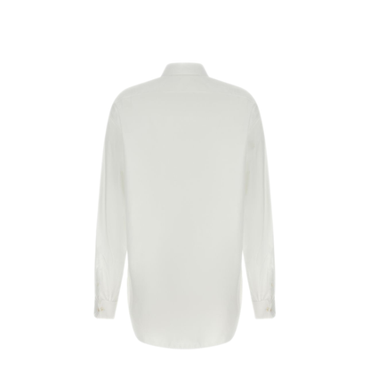 MAYFEYR - The Row - White Cotton Poplin Shirt - 10804W4280WHT