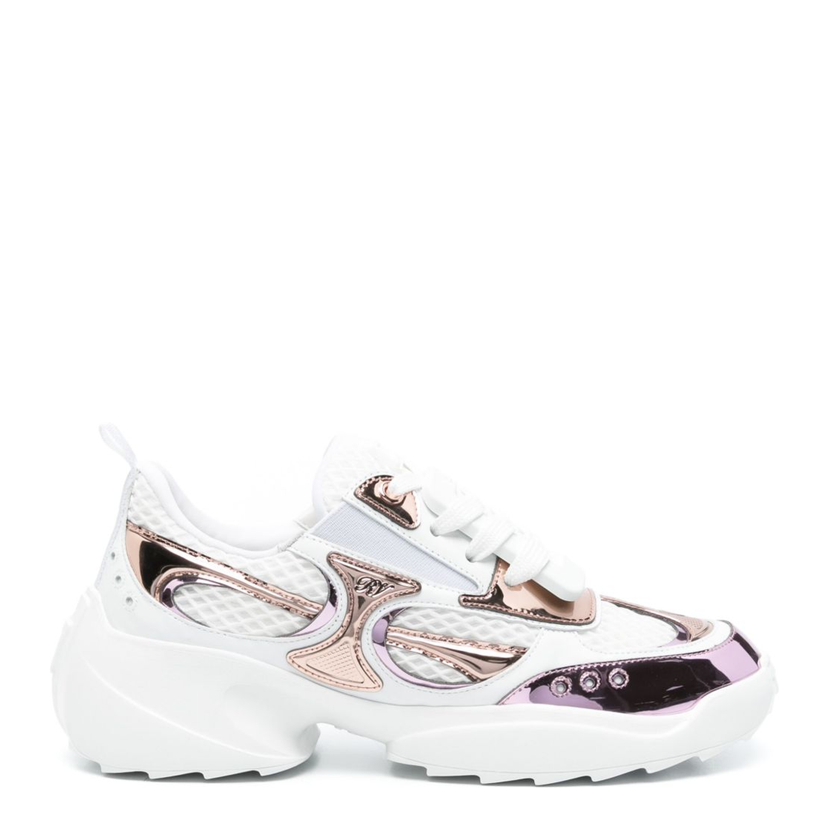 Viv' on the Run Sneakers in Leather and Fabric