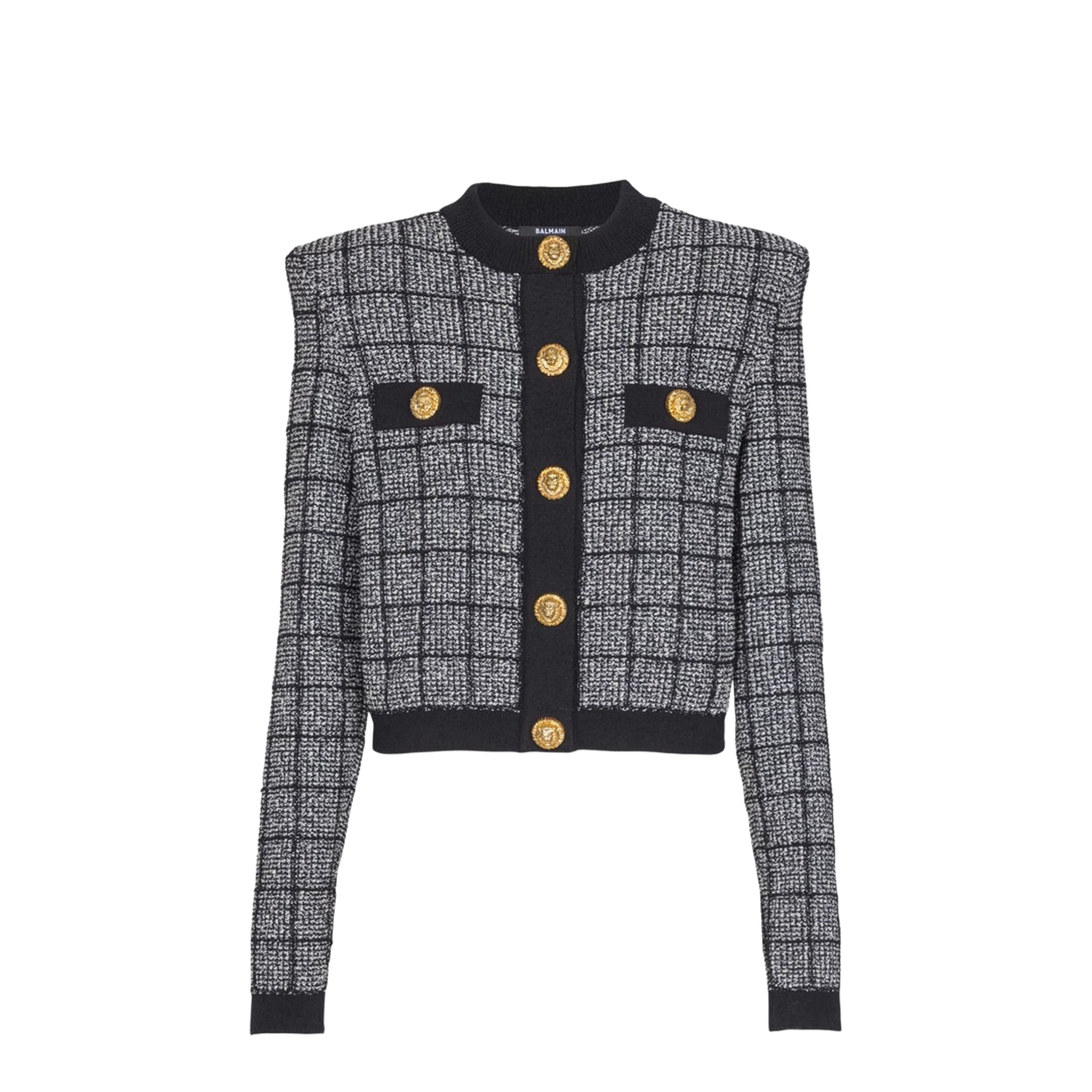 Knitted Sweater Black Grey