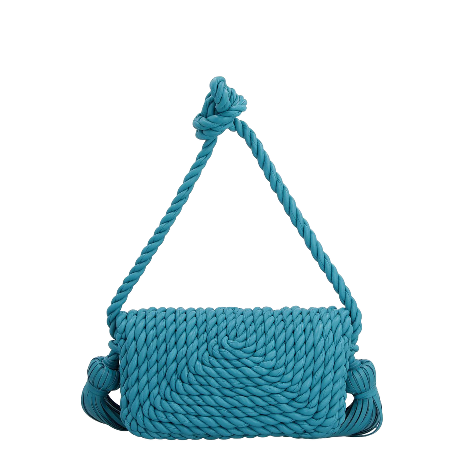 Torchon Leather Handbags - Blue