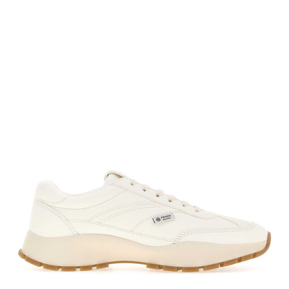 MAYFEYR - Prada - White Nappa Leather Sneakers - 1E503OF045038F0304