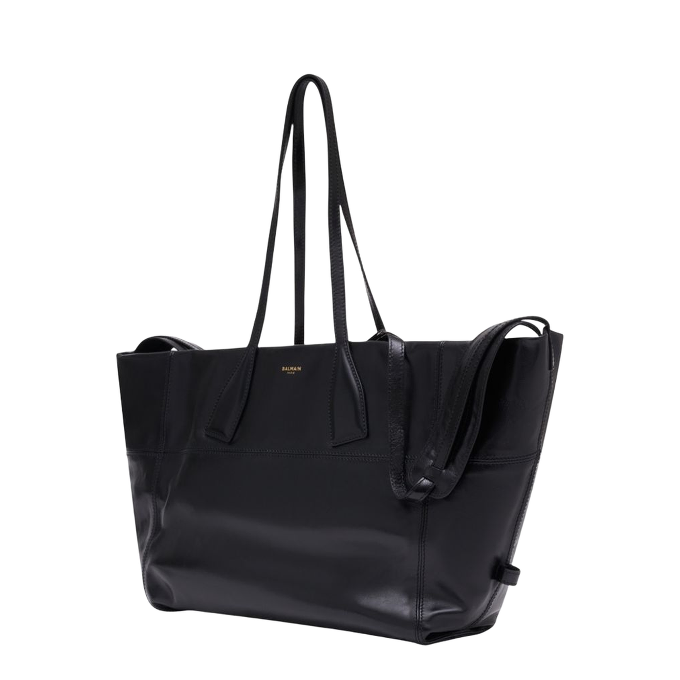 Top-Handle Tote Bag Black