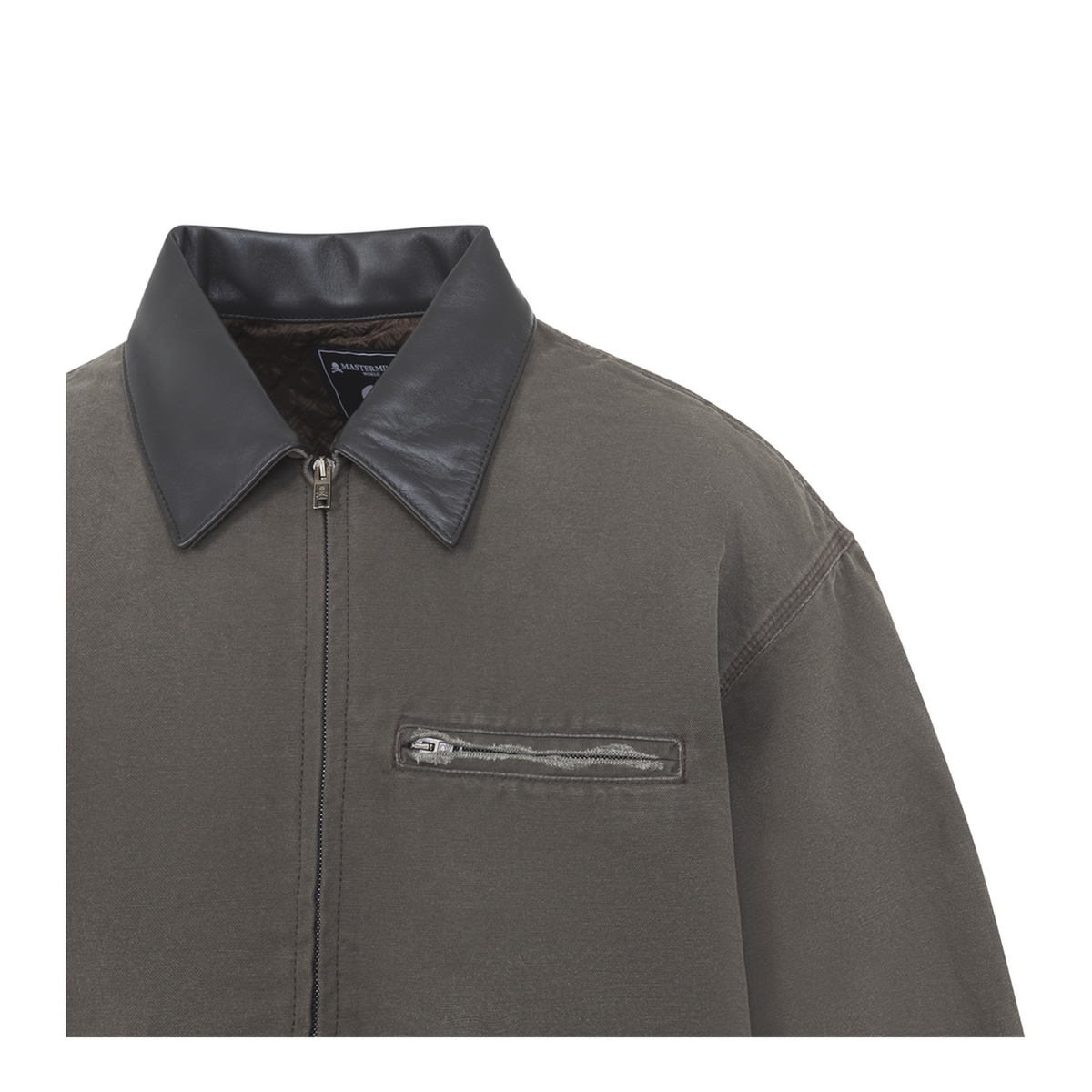 MAYFEYR - MASTERMIND WORLD - Stone Washed Work Jacket - MW26SE2BL002002DARK