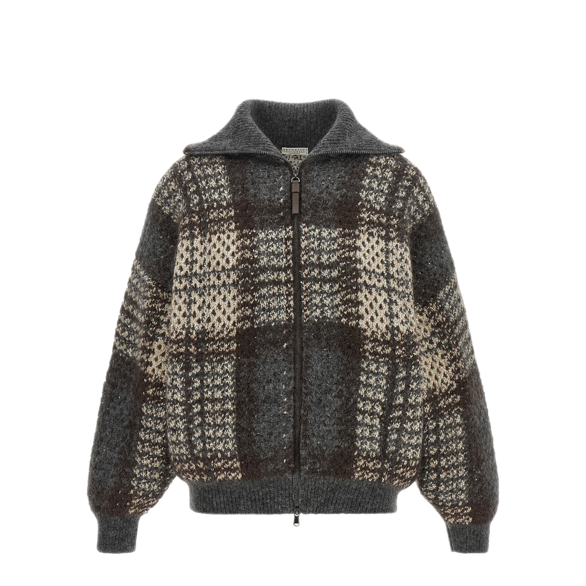 MAYFEYR - Brunello Cucinelli - Dazzling Tartan Cardigan - MMT571726CYL69