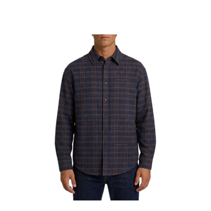 MAYFEYR - Off-White - Check Padded Overshirt - OMES01FF26FAB00140411