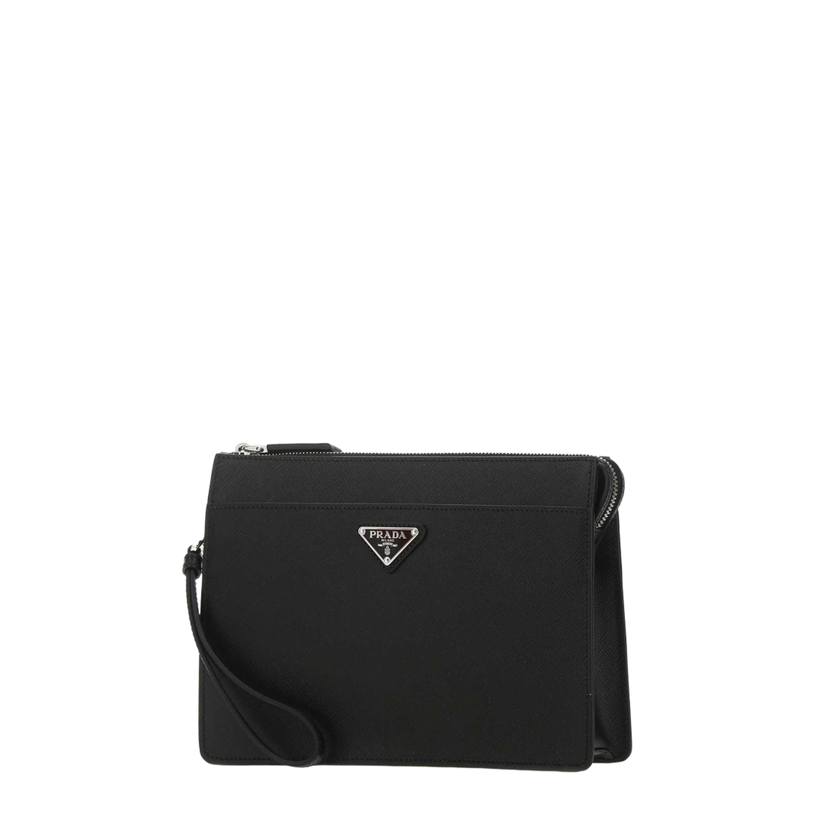 Black Leather Clutch