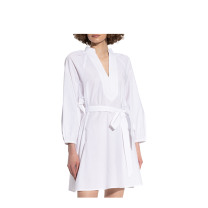 Dress with a V-neckline