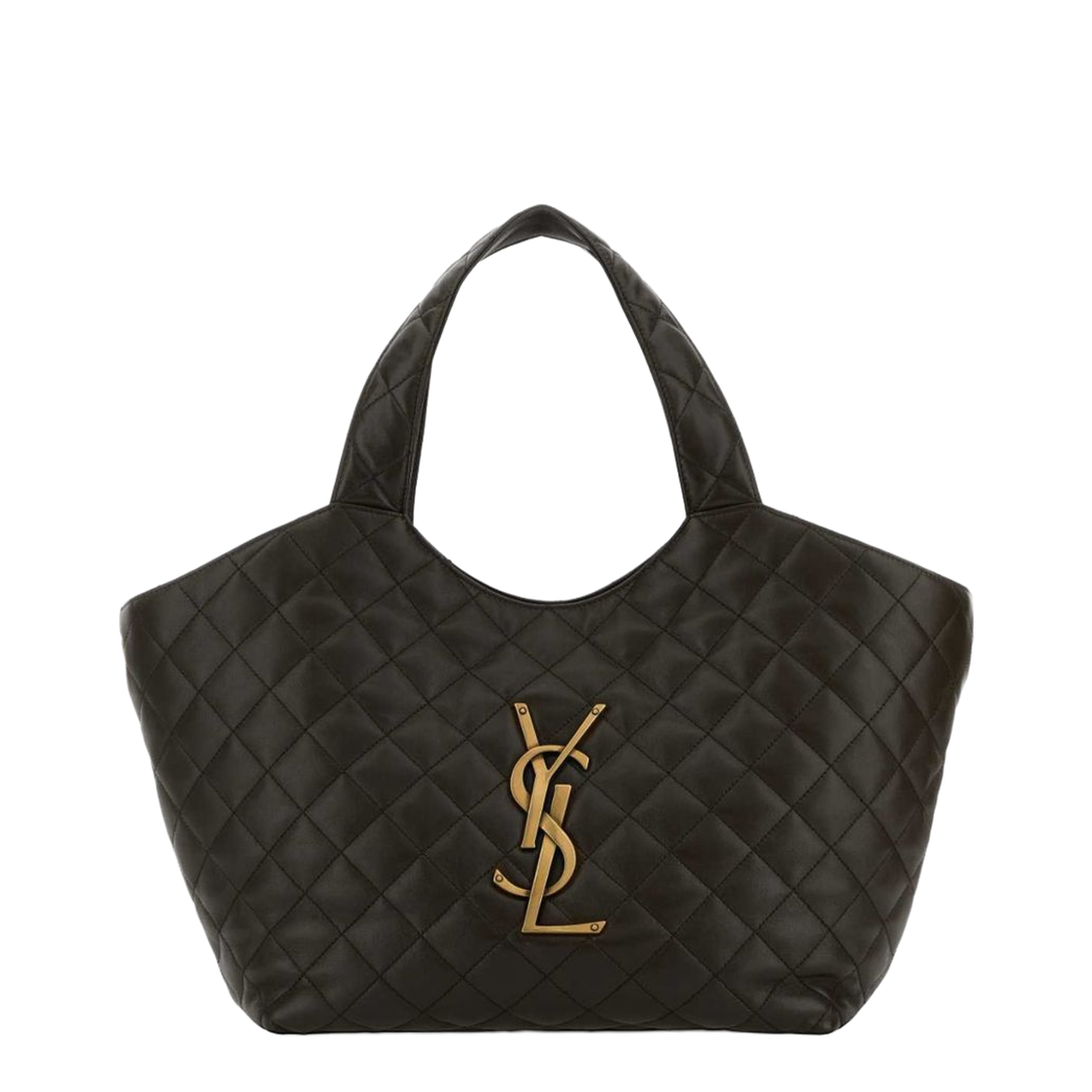 Icare Medium Quilted Lambskin Tote - Light Musk