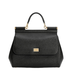 Sicily Grand Calfskin Handbag - Noir