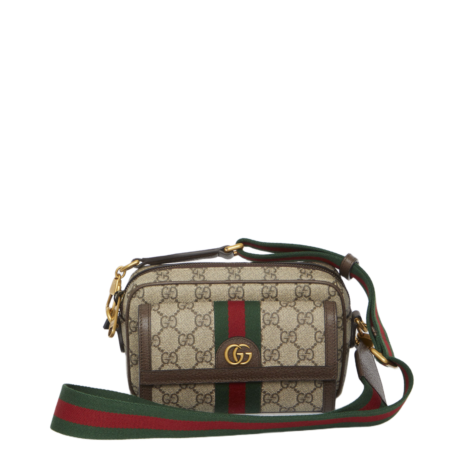 Ophidia Mini Canvas Bag - Beige