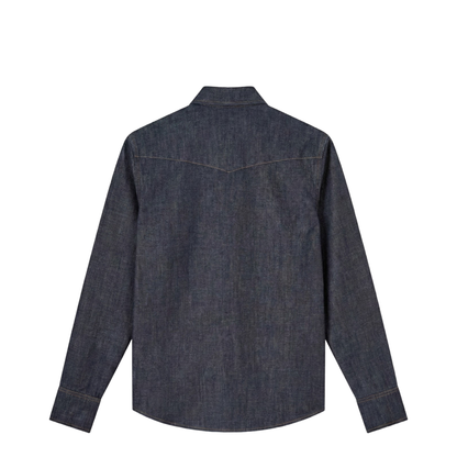 MAYFEYR - A.P.C. - Indigo Blue Denim Western Shirt - COHOJ-H12632COIAI