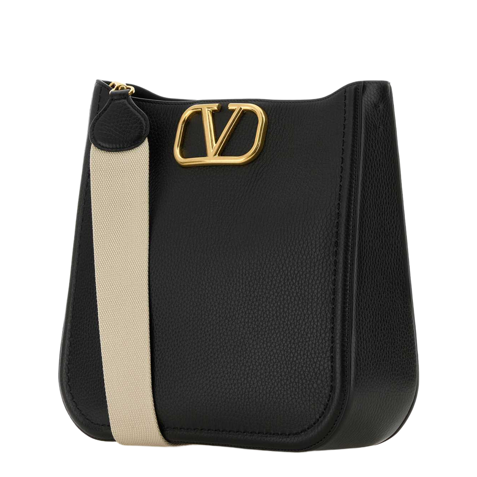 Black Leather Alltime Shoulder Bag
