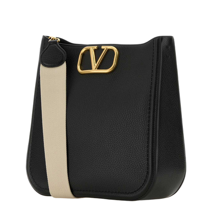 Black Leather Alltime Shoulder Bag