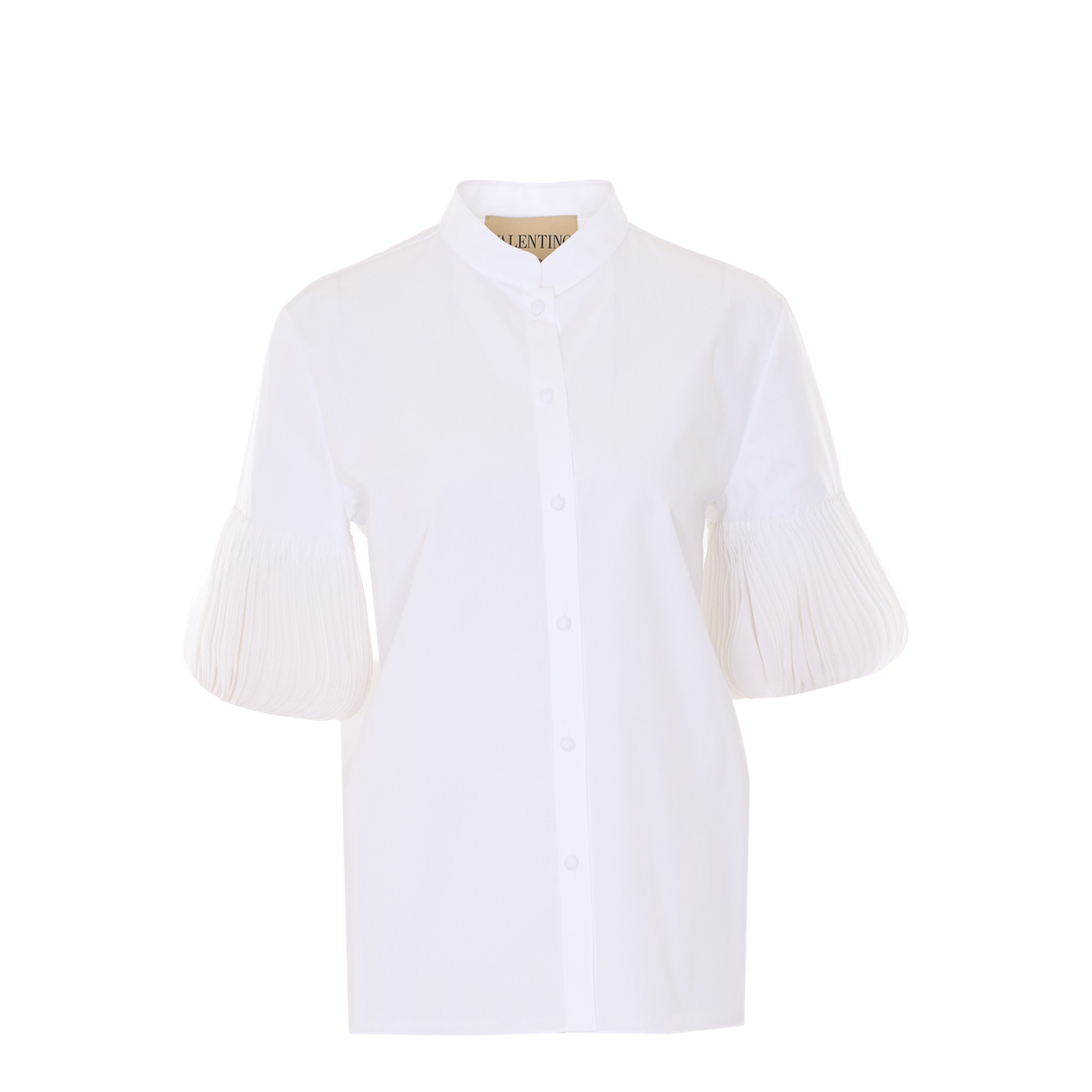 Women's White Poplin Shirt